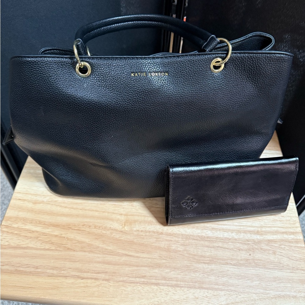 Katie Loxton Black Tote Bag